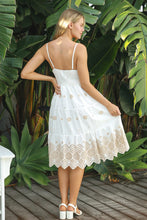 Load image into Gallery viewer, INDIA EMBROIDERED COTTON DRESS