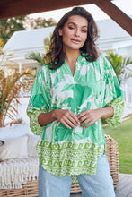 Load image into Gallery viewer, JAASE PALMETTO GYPSEA BLOUSE