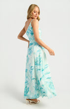 Load image into Gallery viewer, TIGERLILY FLORAL ONE SHOULDER DRESS - AQUA