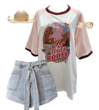 Load image into Gallery viewer, TEXAS RODEO OVERSIZED TEE - WHITE