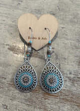 Load image into Gallery viewer, BOHO STONE VINTAGE EARRINGS - TURQUOISE