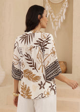 Load image into Gallery viewer, PALM FLOWER BLOUSE