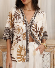 Load image into Gallery viewer, PALM FLOWER BLOUSE