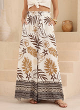 Load image into Gallery viewer, PALM FLOWER PANTS
