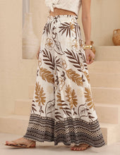 Load image into Gallery viewer, PALM FLOWER PANTS