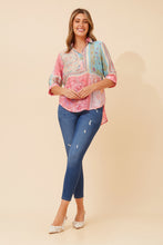 Load image into Gallery viewer, LUKA DIAMANTÉ DETAIL BLOUSE