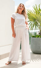 Load image into Gallery viewer, TAYLOR WHITE LINEN PANTS - SOUL SPARROW