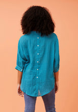 Load image into Gallery viewer, CELINE BLOUSE - TURQUOISE