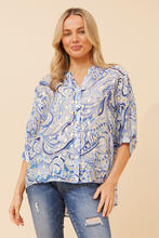 Load image into Gallery viewer, JOLIE BLOUSE WITH GOLD DETAILING