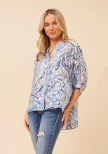 Load image into Gallery viewer, JOLIE BLOUSE WITH GOLD DETAILING
