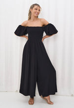 Load image into Gallery viewer, MOLLI BLACK JUMPSUIT - IRIS MAXI