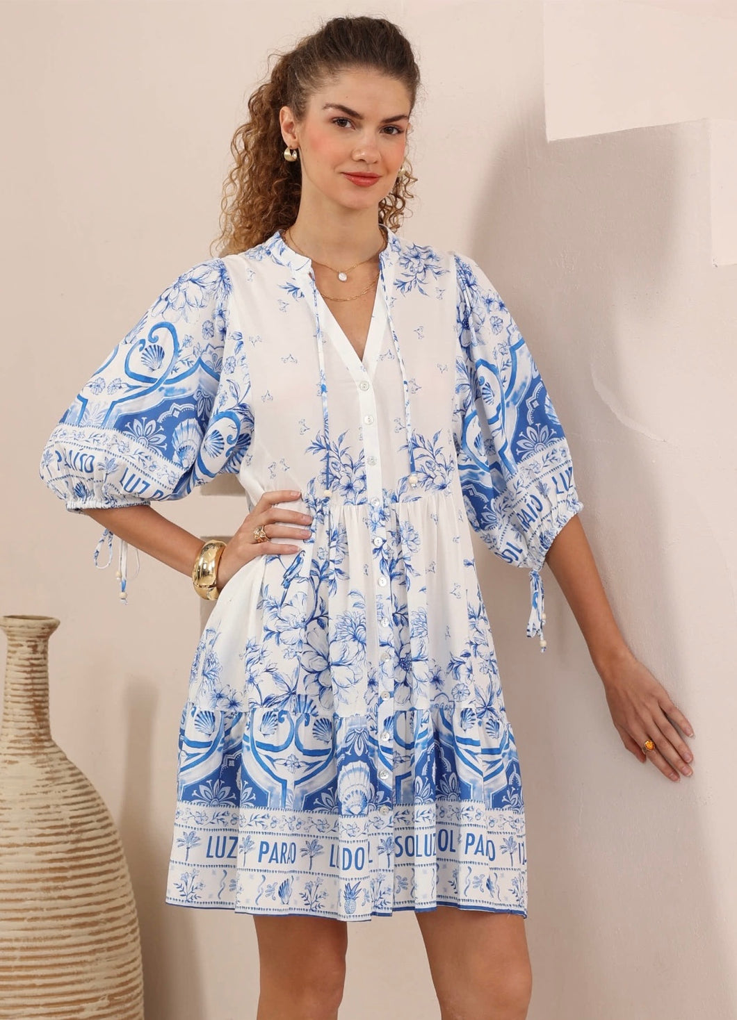 AZURE DRESS - IRIS MAXI