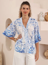 Load image into Gallery viewer, AZURE BLOUSE - IRIS MAXI