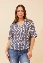 Load image into Gallery viewer, CHELLE BLOUSE - WITH SILVER FOIL DETAIL