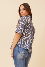 Load image into Gallery viewer, CHELLE BLOUSE - WITH SILVER FOIL DETAIL