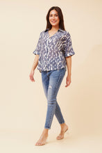 Load image into Gallery viewer, CHELLE BLOUSE - WITH SILVER FOIL DETAIL