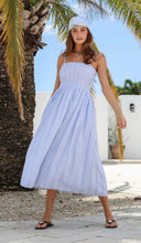 Load image into Gallery viewer, POETRY COTTON STRIPE MIDI DRESS