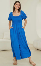 Load image into Gallery viewer, MOLLI BLUE JUMPSUIT - IRIS MAXI