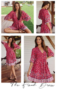 JAASE RUBY ROUGE FRENCH DRESS