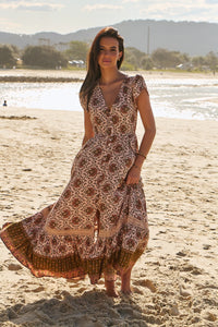 JAASE WILD GYPSY CARMEN MAXI DRESS