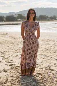 JAASE WILD GYPSY CARMEN MAXI DRESS