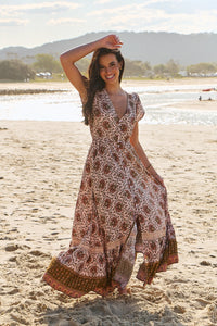 JAASE WILD GYPSY CARMEN MAXI DRESS