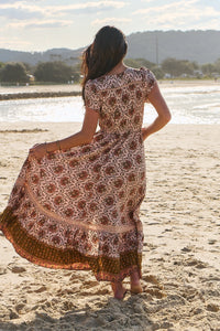 JAASE WILD GYPSY CARMEN MAXI DRESS