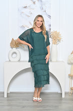 Load image into Gallery viewer, MARGO SILK DRESS - EMERALD