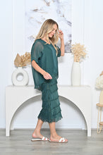 Load image into Gallery viewer, MARGO SILK DRESS - EMERALD
