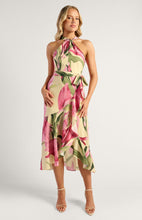 Load image into Gallery viewer, OASIS FLORAL HALTER DRESS