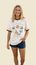 Load image into Gallery viewer, GOOD DAYS OVERSIZED TEE - WHITE