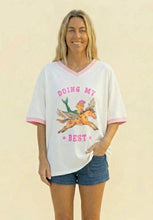 Load image into Gallery viewer, DOING MY BEST OVERSIZED TEE - WHITE