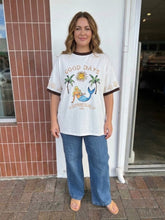 Load image into Gallery viewer, GOOD DAYS OVERSIZED TEE - WHITE