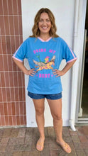 Load image into Gallery viewer, DOING MY BEST OVERSIZED TEE - BLUE