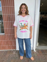 Load image into Gallery viewer, DOING MY BEST OVERSIZED TEE - WHITE