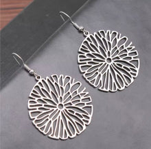 Load image into Gallery viewer, BOHO MANDALA FLOWER EARRINGS