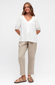 ZOE WHITE BLOUSE