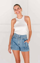 Load image into Gallery viewer, GEMMA DENIM SHORTS - LIGHT DENIM