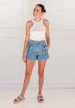 Load image into Gallery viewer, GEMMA DENIM SHORTS - LIGHT DENIM