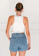 Load image into Gallery viewer, GEMMA DENIM SHORTS - LIGHT DENIM