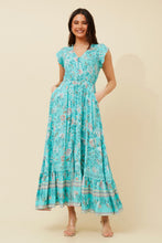 Load image into Gallery viewer, MOROCCO FLORAL MAXI DRESS