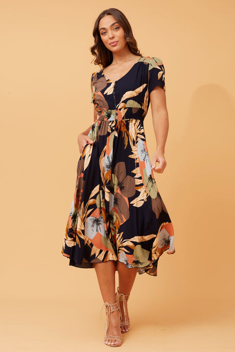 KEELEY MIDI DRESS