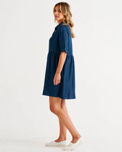 Load image into Gallery viewer, MILEY LYOCELL SHIRT DRESS - BLUE HAZE - BETTY BASICS