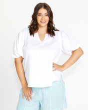 Load image into Gallery viewer, ALBA BLOUSE - WHITE - BETTY BASICS