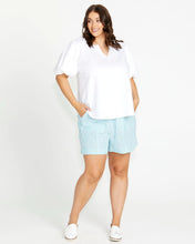 Load image into Gallery viewer, ALBA LINENE BLOUSE - WHITE - BETTY BASICS