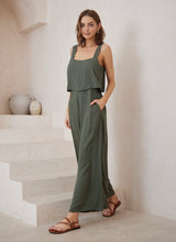 Load image into Gallery viewer, LAYLAH KHAKI JUMPSUIT