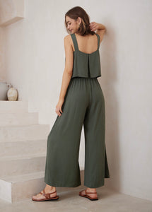 LAYLAH KHAKI JUMPSUIT