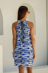 LAUREN HALTER NECK DRESS