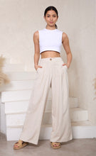 Load image into Gallery viewer, EVERLEY LINEN PANTS - IRIS MAXI
