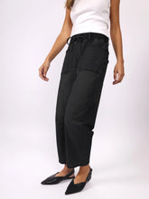 Load image into Gallery viewer, LEO BARREL BLACK JEANS - MONACO